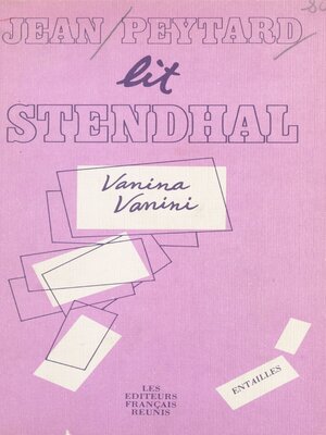 cover image of Voix et traces narratives chez Stendhal
